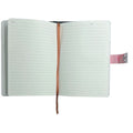 Lock Diary Notebook with Number Lock Combination PU Leather Pink Marble Design Cover 22x15 cm, 230 Pages - 2
