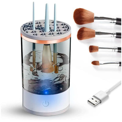 LIMEGIRL Makeup Brush Cleaner Machine, Automatic Electric Makeup Brush Cleaner, Automatic Spinning Makeup Brush Cleaner USB Powered Cosmetic device Cup