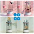 LIMEGIRL Makeup Brush Cleaner Machine, Automatic Electric Makeup Brush Cleaner, Automatic Spinning Makeup Brush Cleaner USB Powered Cosmetic device Cup - 3