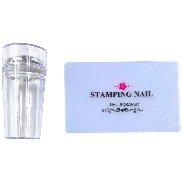 Nail Art Kit 4 Pcs Plates With Stamper And Scraper Complete Set For Beginners. - 3