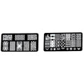 Nail Art Kit 2 plates and Stamper - 4