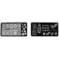 Nail Art Kit 2 plates and Stamper - 8