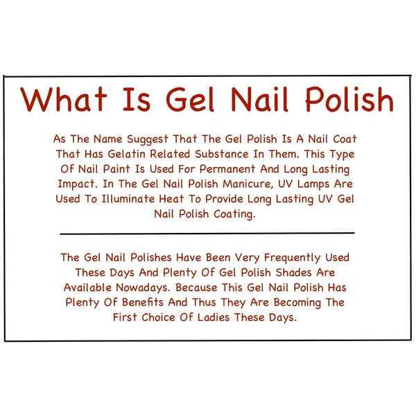 Starry Red Long-lasting UV Nail Gel Polish 1 Bottle 7.5 ML (084) - 4