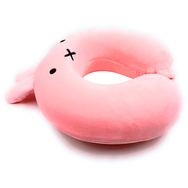 Velvet Neck Pillow (Set of 3) (Black_neck pillow) - 4