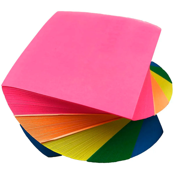 Pop up Memo Spiral Notes Pad 3 in x 3 in, 5 Candy Colour Easy Post Notes 500 Sheets Total - 4
