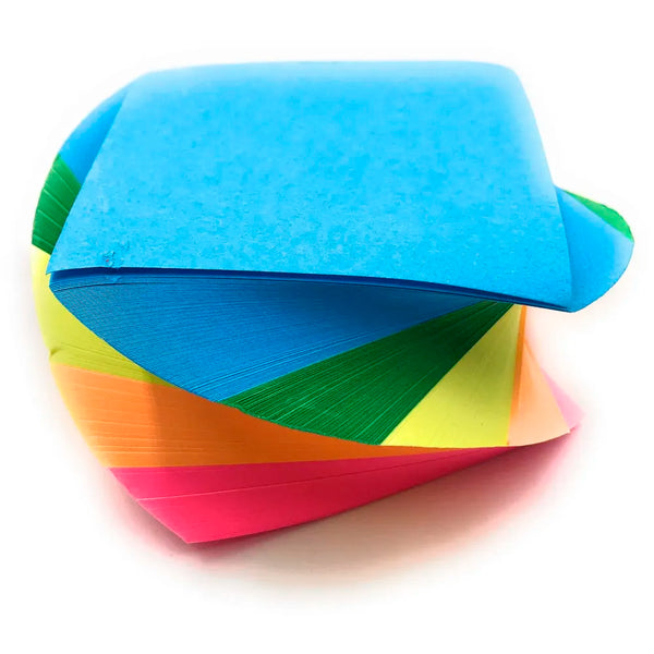 Pop up Memo Spiral Notes Pad 3 in x 3 in, 5 Candy Colour Easy Post Notes 500 Sheets Total - 6