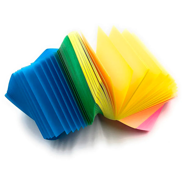 Pop up Memo Spiral Notes Pad 3 in x 3 in, 5 Candy Colour Easy Post Notes 500 Sheets Total - 7