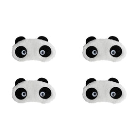 Panda cute Eye shade, Eyepad, Eye mask For sleeping, Animal Soft Eye Shade (Panda Eyes Set OF 4)