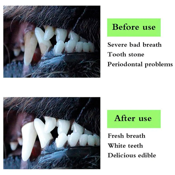 Dog Toothbrush Stick-Puppy Dental Care Brushing Stick Effective Doggy Teeth Cleaning Massager Nontoxic Natural Rubber Bite Resistant Chew Toys for Dogs Pets (Small Breeds Blue) - 3