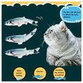 2-Piece Electric Jumping Fish Cat Toy – Interactive Wagging Tail Plush for Indoor Cats and Kittens – USB Rechargeable Flopping Fish - 3