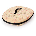 Portable Breathable EVA Car Soft Fabric Pet Carrier Folding Outdoor Storage Puppy Travel Transport Bag Pack for Dog Cat 43 x 38 x 30 cm (Beige) - 4