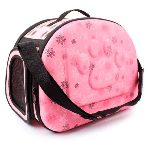 Pet Carrier, Hard Cover Portable Tote Soft Breathable Comfort Transport Shoulder Bag for Small cat Dog – 42 x 26 x 32cm (Pink) - 6
