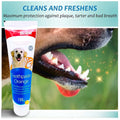 Orange Dog Tooth Brushing Kit Teeth Cleaning Kit Plaque and Tartar Control Toothpaste with 3 Toothbrush for Dogs Eliminates Bad Breath, Dog Toothpaste Orange Flavour. - 4