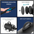 Pet Hair Dryer, 5.2HP/ 3800W High Velocity Pet Blow Dryer with Heater for Grooming, Speed Temperature Adjustable Dog Blower Grooming Dryer with 3 Nozzles For Dogs And Cats. - 3