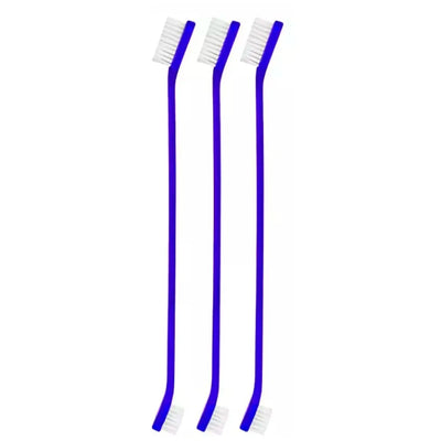 Dog Toothbrush Set of 3 – Dual Headed Dental Hygiene Brushes for Small to Large Dogs, Cats