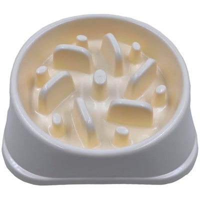 Slow Feeding Bowl for Dogs (Beige)