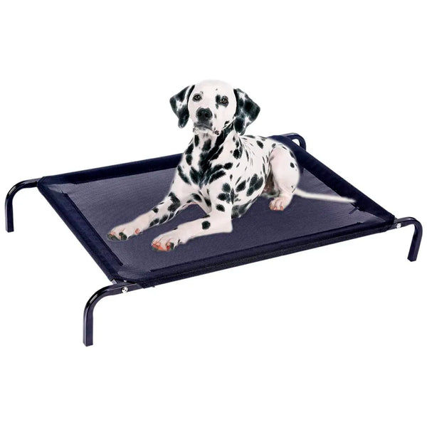 Elevated Dog Bed, Portable Raised Pet Cot, Sturdy & Breathable Mat, Durable Mesh Fabric, No-Slip Feet, Indoor or Outdoor Use. (Medium (36 x 24 Inch)) - 7