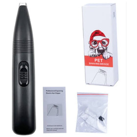 Pet Paw Shaver trimmer for fine hair inside the paws and a perfect specific percise cut Black