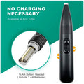 Pet Paw Shaver trimmer for fine hair inside the paws and a perfect specific percise cut Black - 7