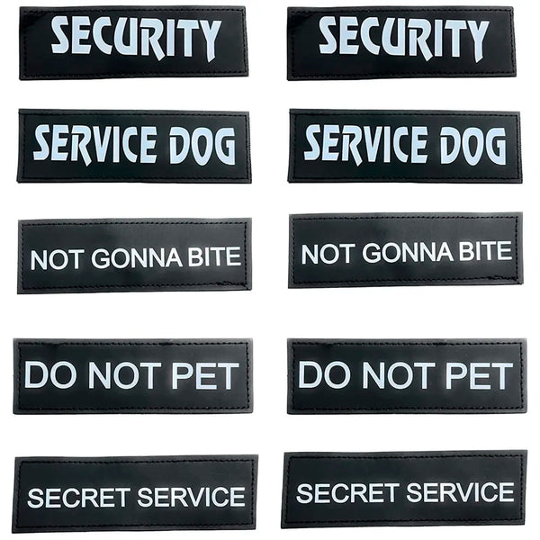 Replacement Tags for Large and XL Harness Pack of 10 Pcs, (Replacement Tags, 10 Pcs)