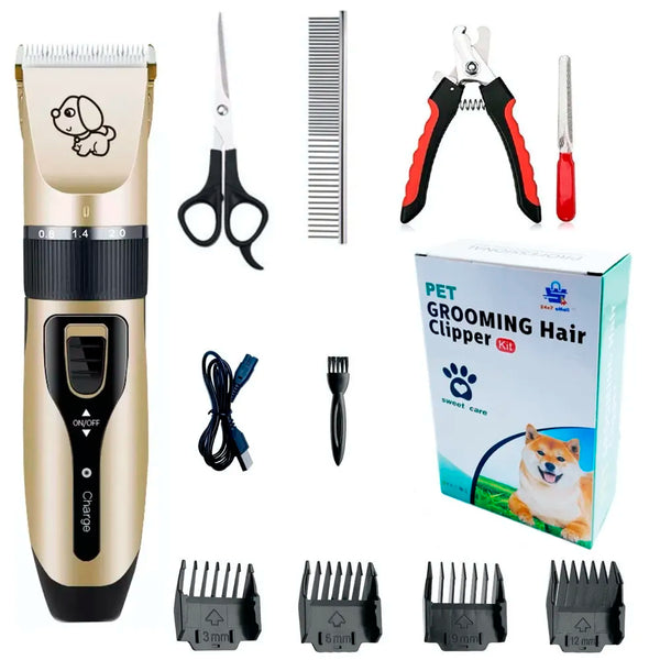 Professional Automatic Rechargeable Unisex Pet Hair Trimmer For Dogs And Cats (Trimmer), Battery Powered, Multicolor