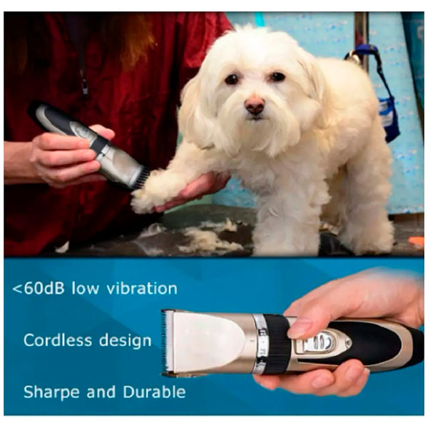 Professional Automatic Rechargeable Unisex Pet Hair Trimmer For Dogs And Cats (Trimmer), Battery Powered, Multicolor - 4