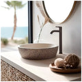 SS Extended Tall Body Pillar Cock 12''Tap Black Faucet Waterfall Single Lever, SS Material, for Wash Basin Bathroom 12 Inches Height - 3