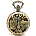 Classic Vintage Retro Antique Paris Chain Pocket Watch/Pocket Watch 4.5 cms Diameter