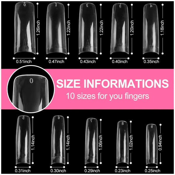 Poly Gel Nail With Nail Spatula, Buffer And 100Pcs Fake Nails Acrylic Gel Poly Gel Nail Gel Extension Set - 7