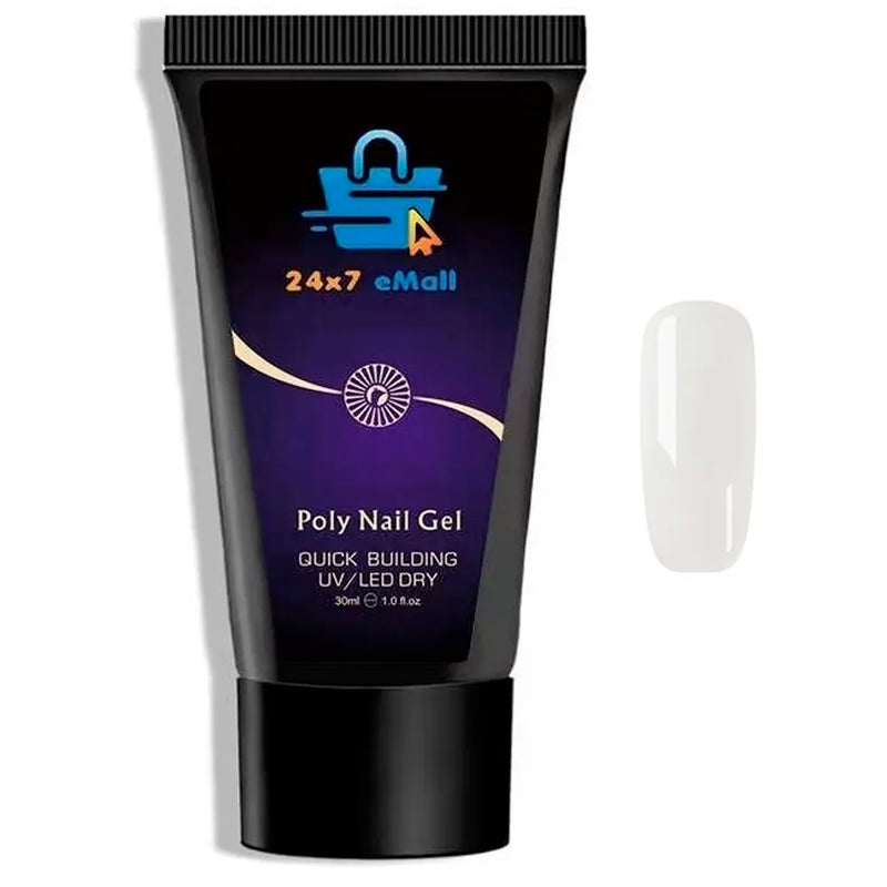 Transparent Poly Nail Gel Tube 30ml Nail UV Nail Gel Acrylic for Nail Extension 30 ml Nail Polish