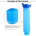 750ML Portable Urine Bottle Male and Female Compatible Travel Camping Mini Toilet Sealed Childrenfor Hiking for Driving Outdoor, Senior Old People Friendly - 8