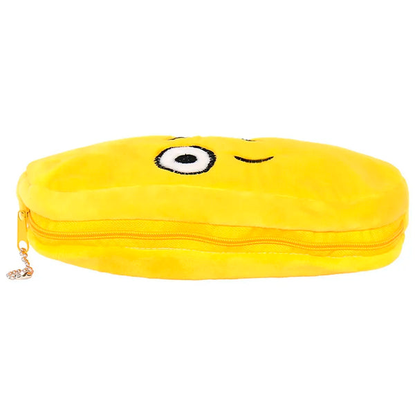 Children Kids Favorite Emoji Soft Toys Pencil Box Pouch (Tongue) - 3