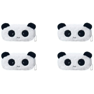 Fur Soft Toys Panda Pencil Pouch Pencil Box for Children (Panda Fur, 4)