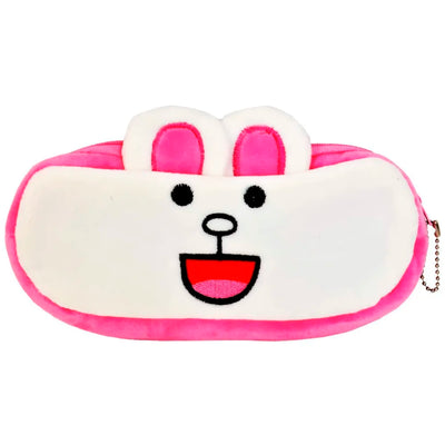 Bunny Rabbit Animal Pencil Pouch Soft Toys for Children, Kids Favorite Pencil Box (Bunny)