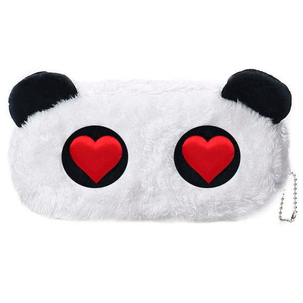 Panda Heart Pencil Pouch Soft Toys for Children, Kids Favourite Pencil Box