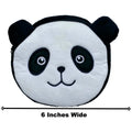 Emoji Pencil Pouch Soft Toys for Children, Kids Favorite Pencil Box (Panda Round) - 4