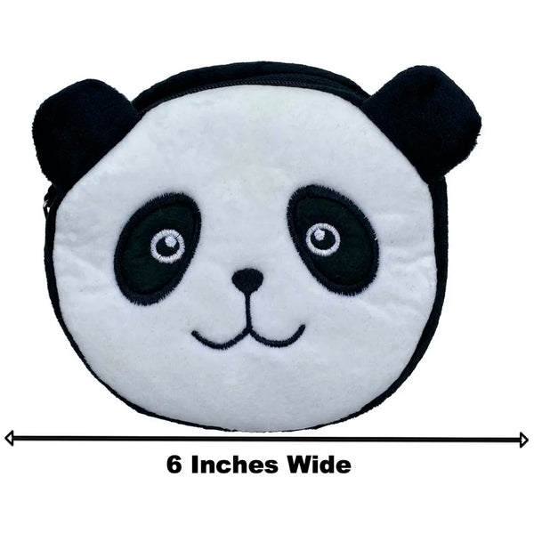 Emoji Pencil Pouch Soft Toys for Children, Kids Favorite Pencil Box (Panda Round) - 4
