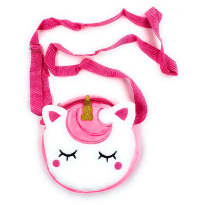 Emoji Pencil Pouch Soft Toys for Children, Kids Favorite Pencil Box (Unicorn Round)