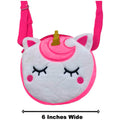 Emoji Pencil Pouch Soft Toys for Children, Kids Favorite Pencil Box (Unicorn Round) - 2