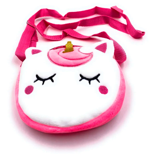Emoji Pencil Pouch Soft Toys for Children, Kids Favorite Pencil Box (Unicorn Round) - 3