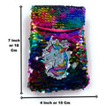 Emoji Pencil Pouch Soft Toys for Children, Kids Favorite Pencil Box (Unicorn Sequin) - 3