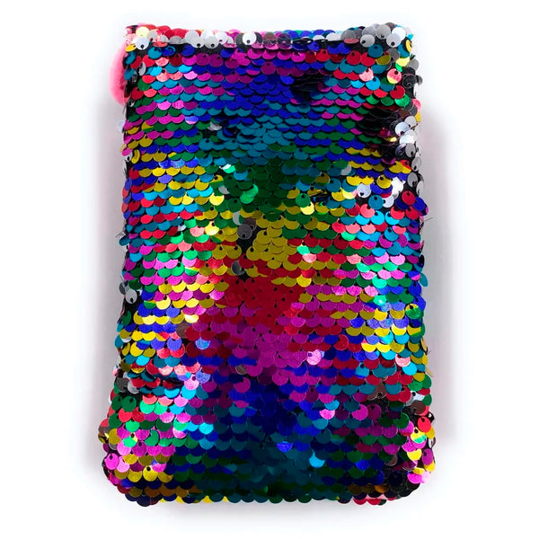 Emoji Pencil Pouch Soft Toys for Children, Kids Favorite Pencil Box (Unicorn Sequin) - 4