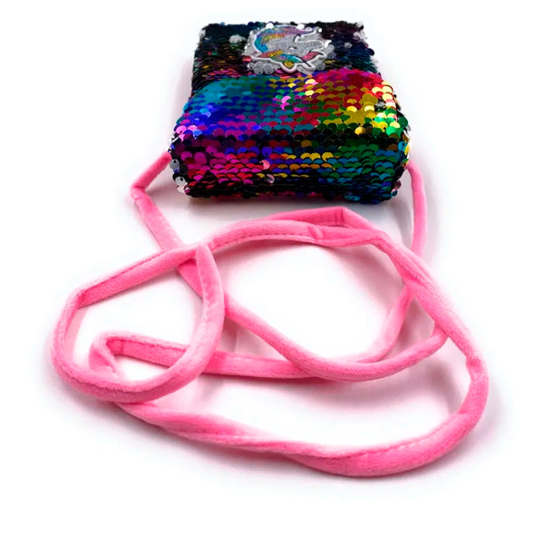Emoji Pencil Pouch Soft Toys for Children, Kids Favorite Pencil Box (Unicorn Sequin) - 7