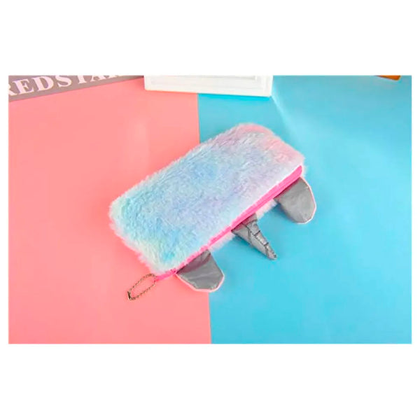 unicorn rainbow pencil pouch soft toys for children, kids favorite pencil box- Multi color - 2