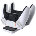 LED Charger Dock Station Dual USB Fast Charging Stand for PS5 Controller Type C Only. - 2
