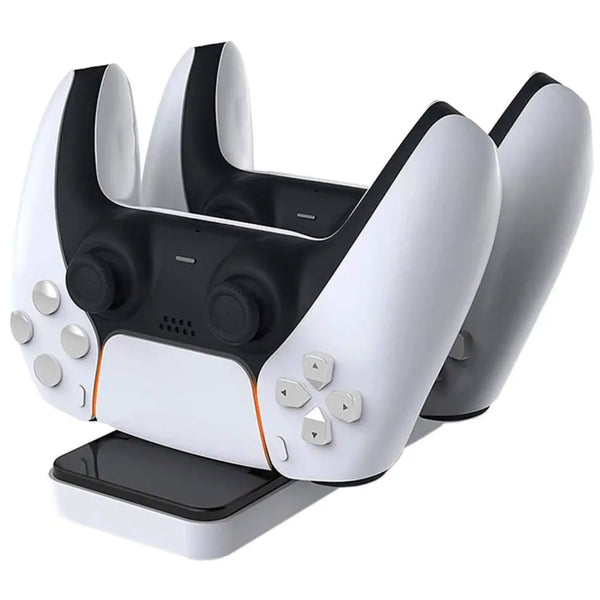 LED Charger Dock Station Dual USB Fast Charging Stand for PS5 Controller Type C Only. - 2