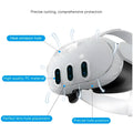 Protective Case Compatible with Meta Quest 3, Shockproof and Scratch Resistant, Highly Transparent Case with Headset Cover, Glass Camera Lens, Joystick Caps. VR Accessories - 2