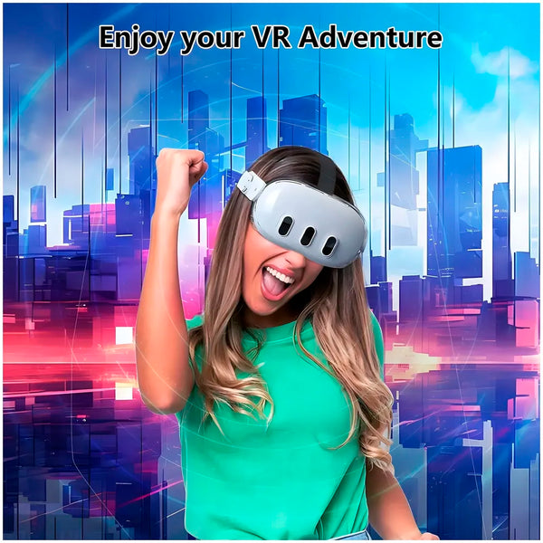 Protective Case Compatible with Meta Quest 3, Shockproof and Scratch Resistant, Highly Transparent Case with Headset Cover, Glass Camera Lens, Joystick Caps. VR Accessories - 6