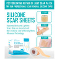Bioline Silicon Scar Sheet 4 x 150 Cm for Healing Scars Transparent tear silicone tape roll for hypertrophic scars and keloids caused by surgery, medical silicone for scar removal - 2