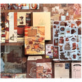 346pcs Journal Supplies Kit Vintage Scrapbook Stickers Art journaling kit. Journal Schedulers DIY Paper Stickers for Decoration Notebook Collage Album Aesthetic Tape (Coffee) - 7